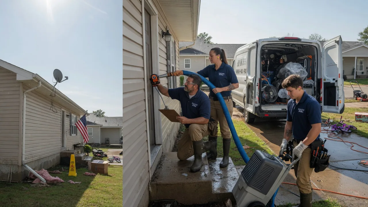 Ceiling Water Damage Restoration in Sheldon, MO near me